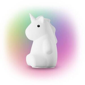 Unicorn Multi-Color Changing LED Silicone Touch Activated Night Light Lamp